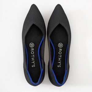 Rothy's The Point in Black Solid + Rothy's Insole Replacements